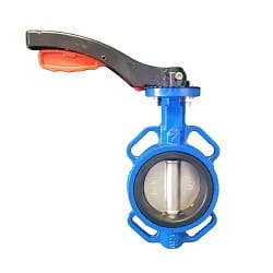 Butterfly Valve Wafer Type EVANAIR Manual Lever Operated L20 Flow Control1