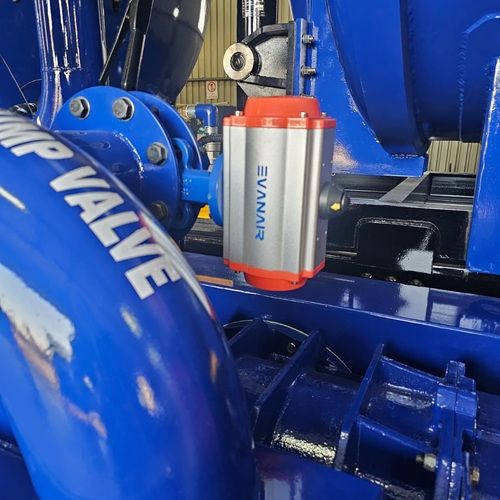 Butterfly Valve Pneumatic Actuator by EVANAIR